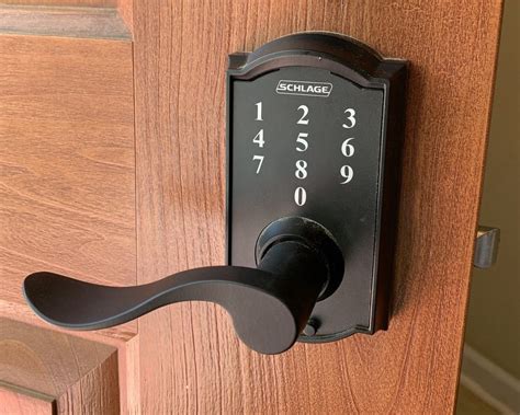 programmable door lock Schlage